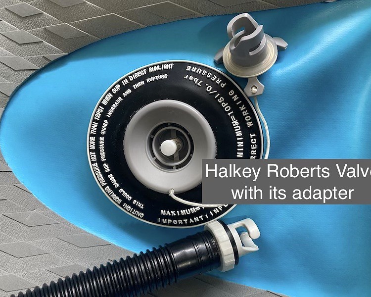 Halkey Roberts Valve with its adapter