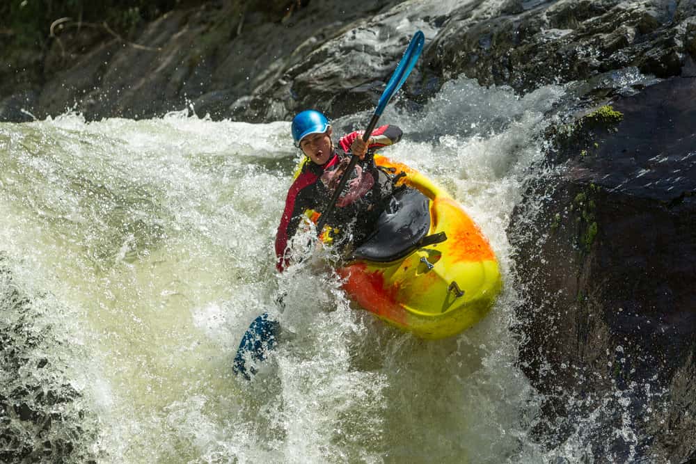 kayak waterfall jump