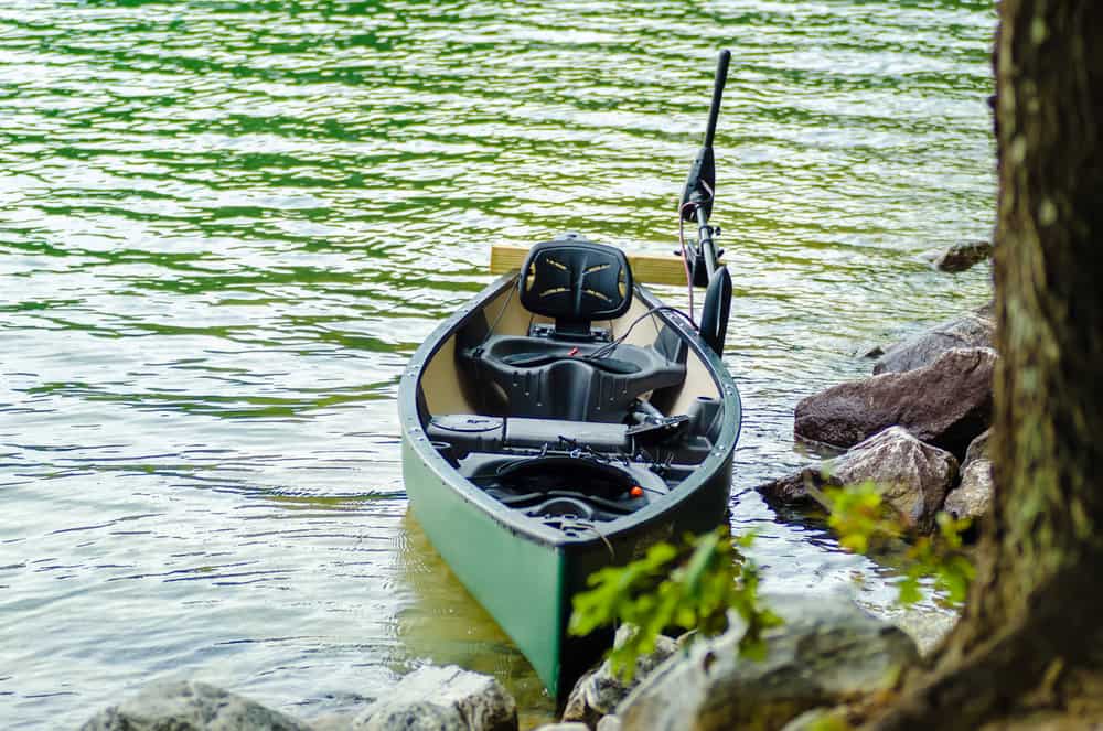 kayak con motor de arrastre 