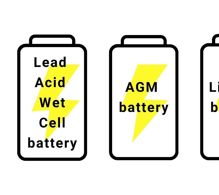 three types of trolling motor batteries
