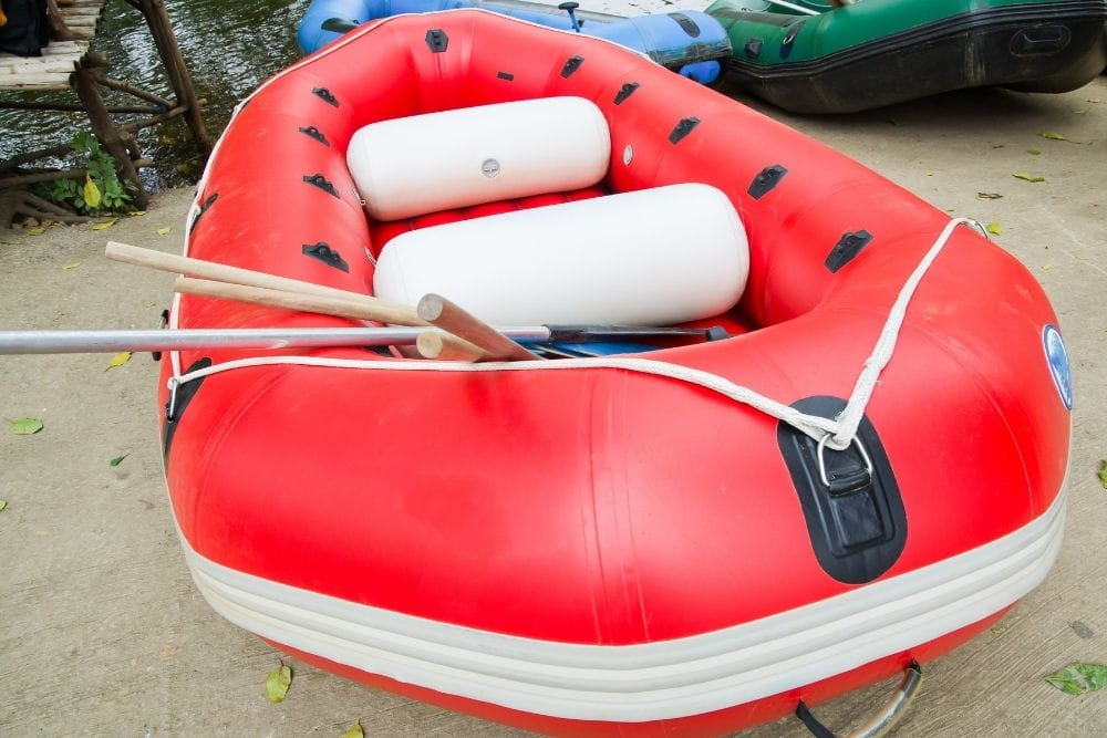 Inflatable boat not overinflate