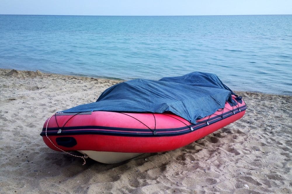 Store the inflatable boat