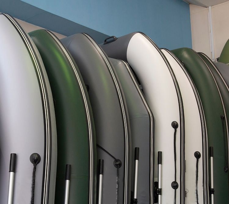 Storing inflatable boats