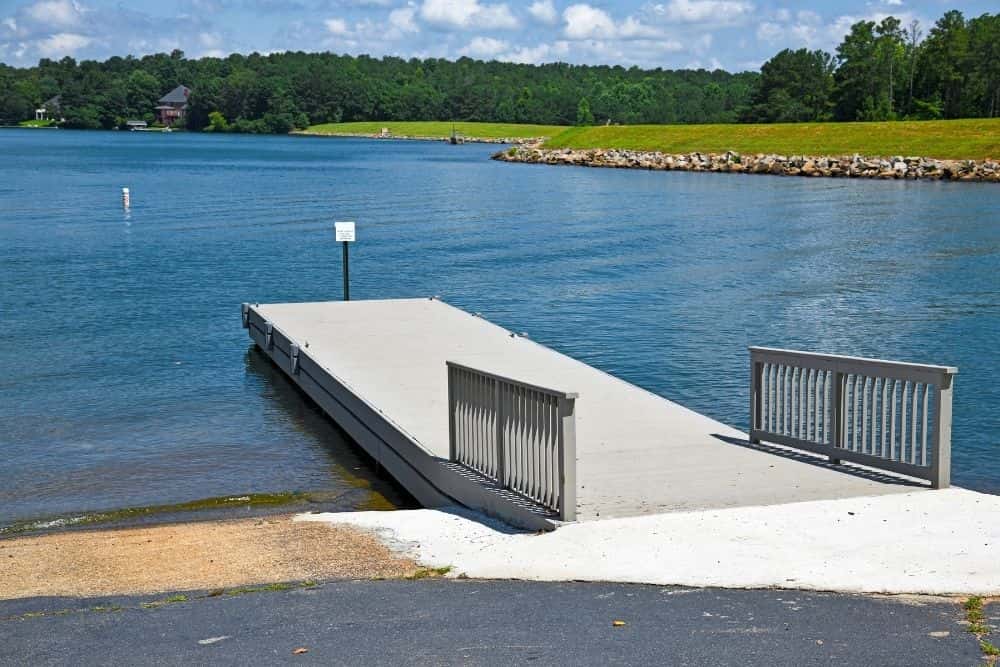 boat ramp to launch inflatable boats