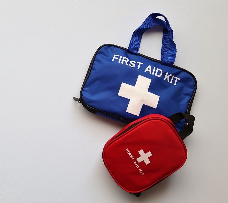 First aid kit on boat