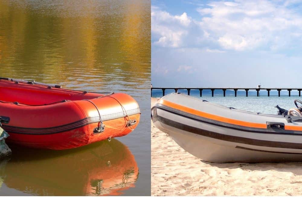 material of inflatable boat vs RIB