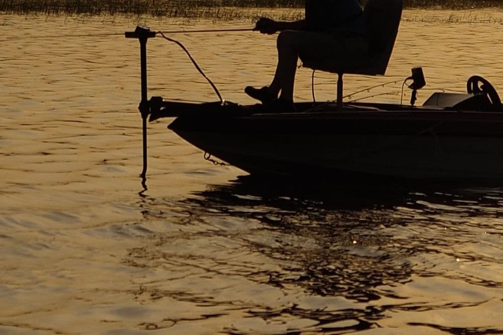 a trolling motor vibrates while fishing