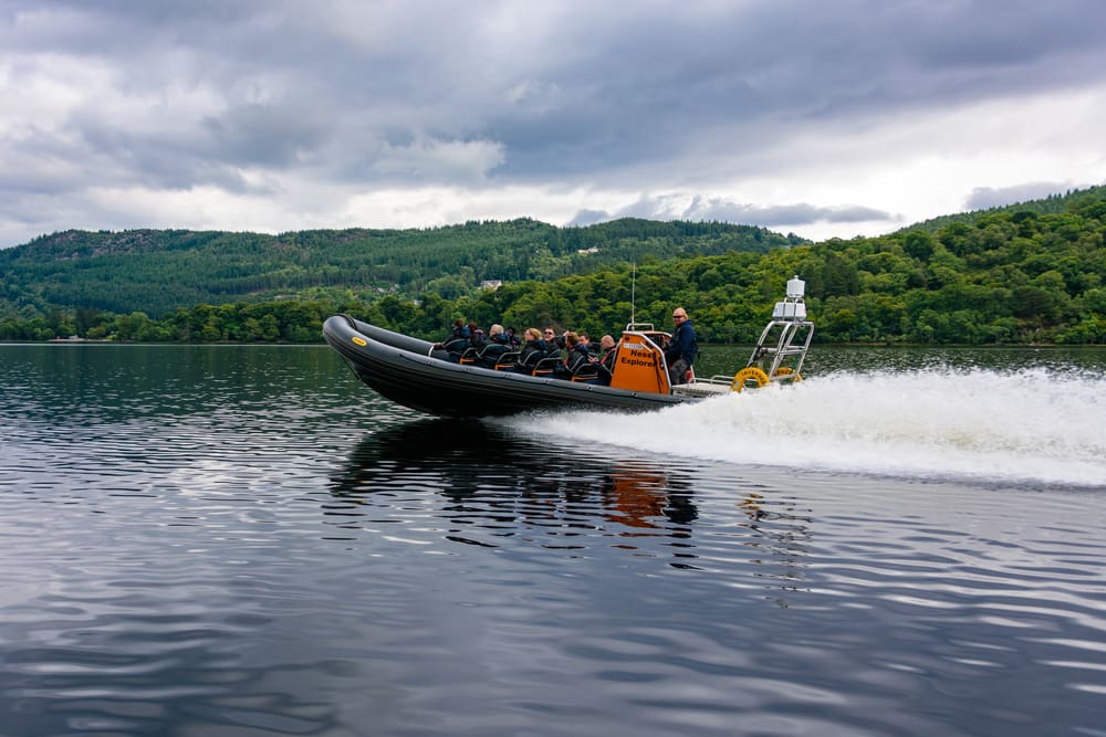 large RIB to hold several passengers