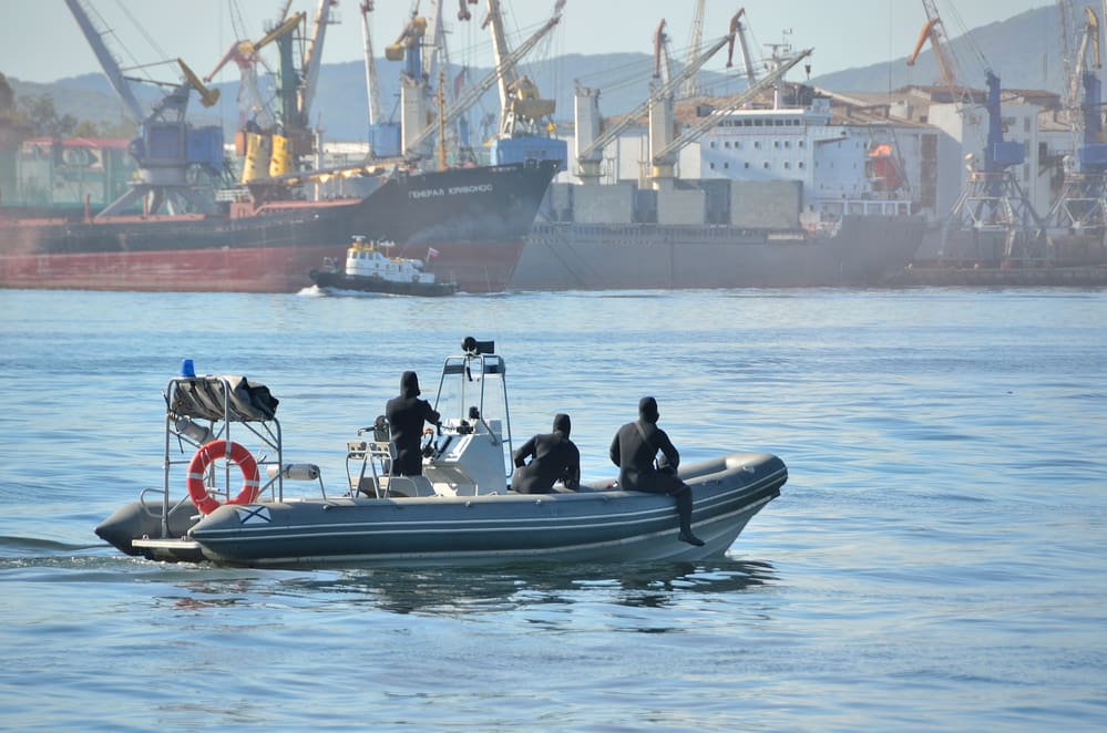 navy rigid inflatable boat