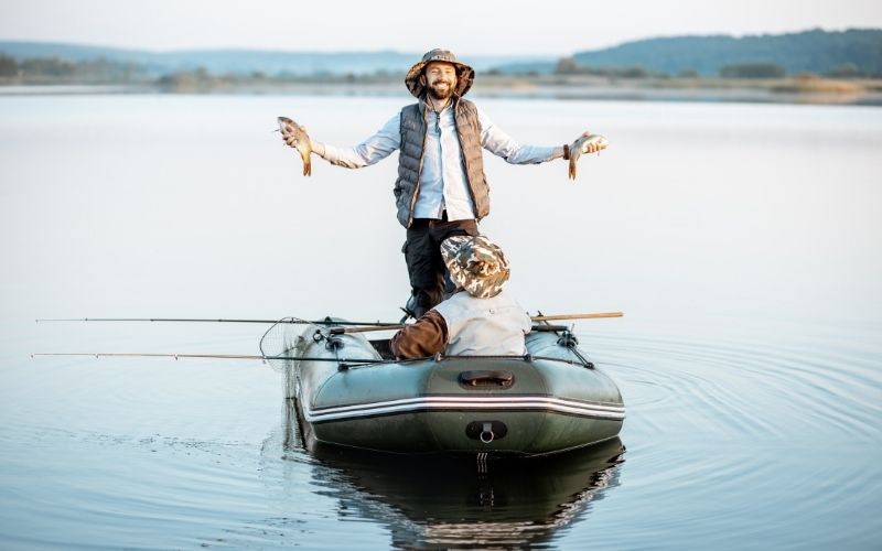 fishing from a RIB boat