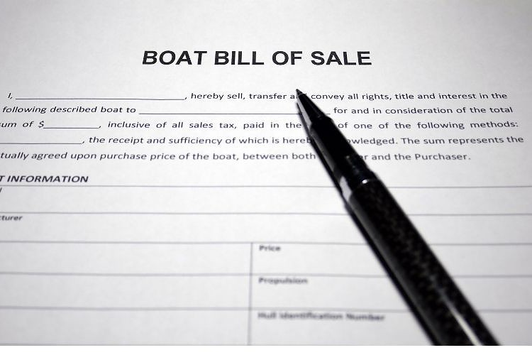 documents provided to own a boat