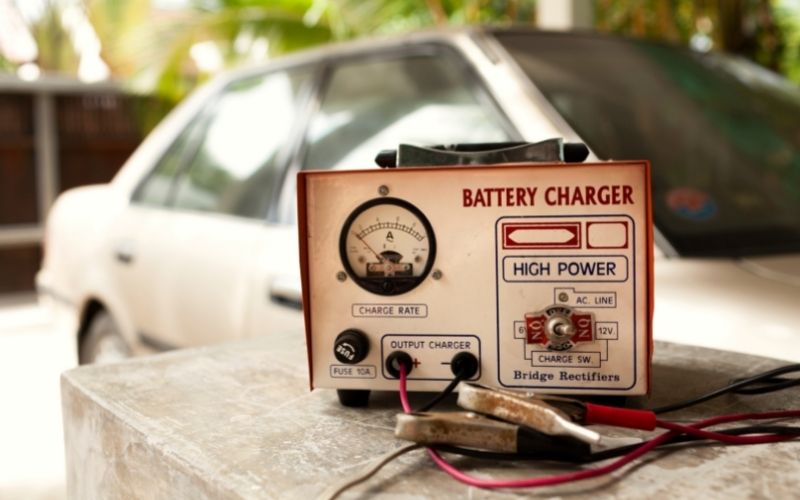 length of time to charge a marine battery from a car