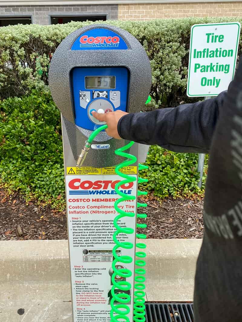 some gas stations offer free air pumps