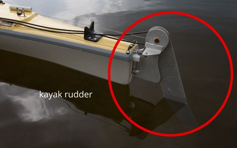 a rudder for inflatable kayak