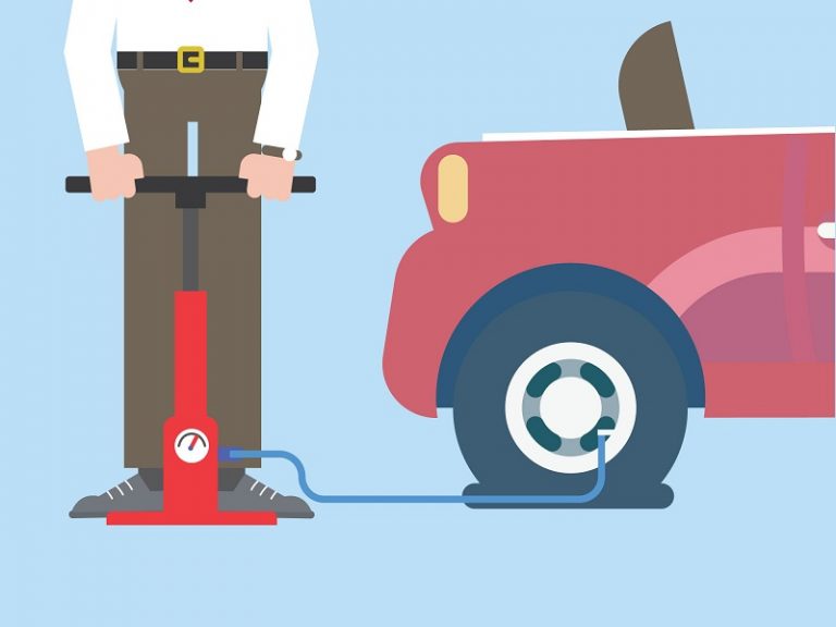 Can you Use a Manual Air Pump for Car Tires?