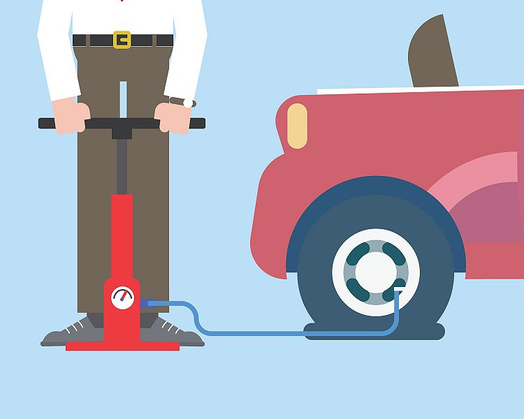 Can you Use a Manual Air Pump for Car Tires?