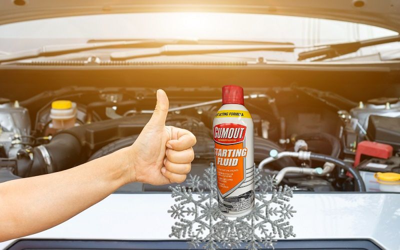 use starting fluid when cold-starting